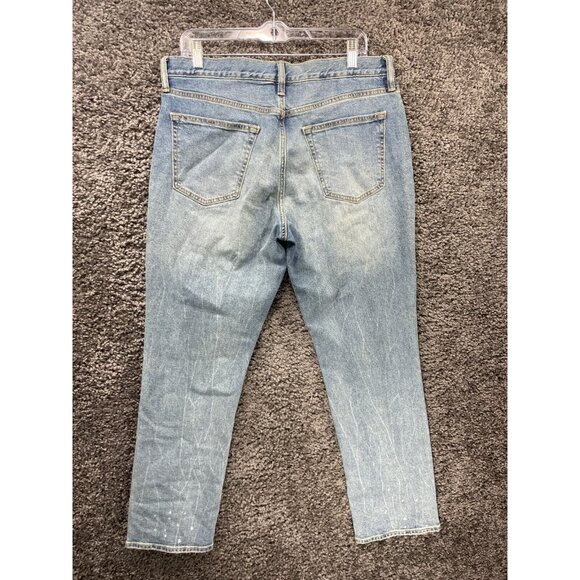 Old Navy Jeans Mens 34x30 Blue Denim Skinny Built-In Flex Mid Rise Flat Front - Picture 2 of 15